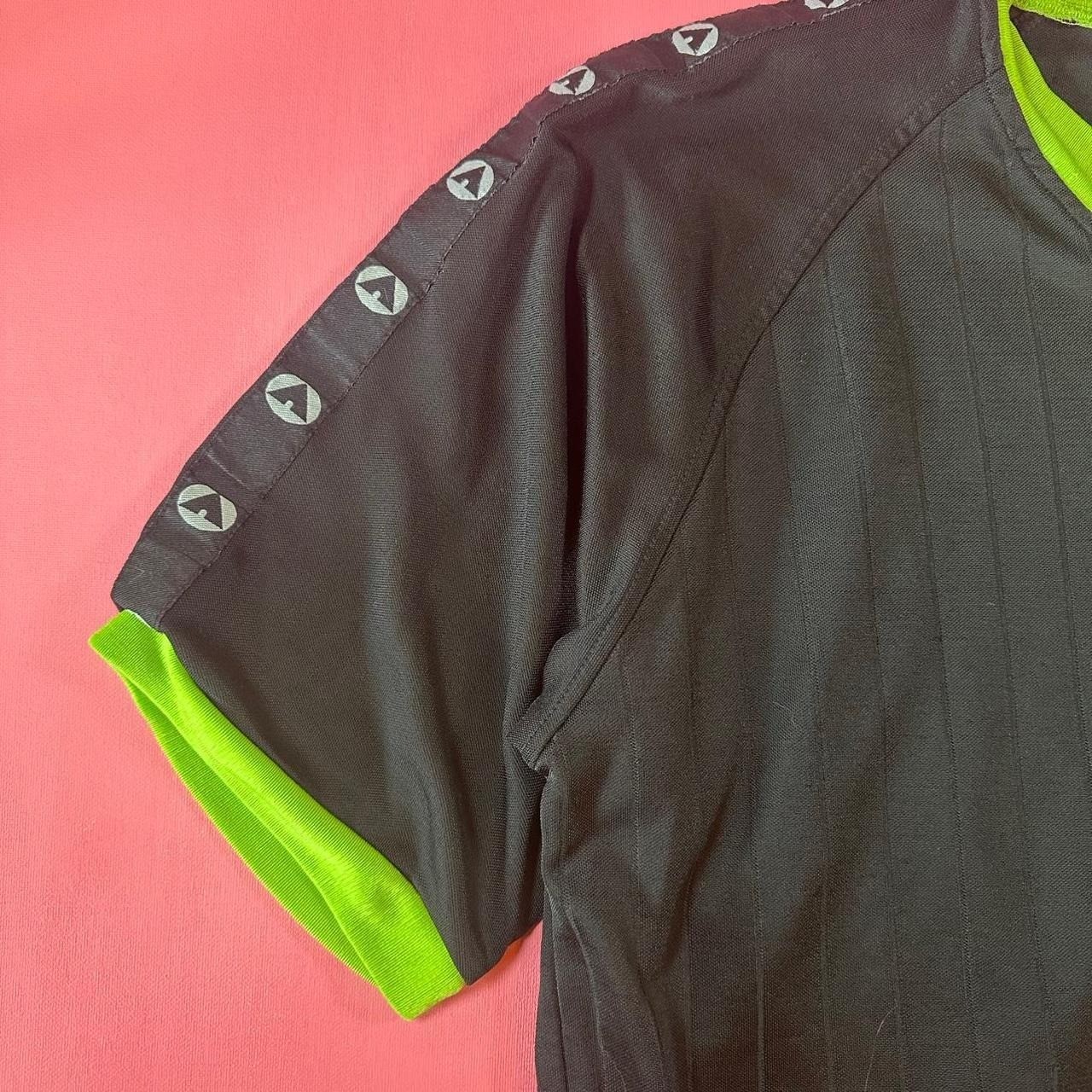 Vintage 90s Airwalk Jersey 1990s Style Embroidered Black & Green Airwalk Jersey gallery