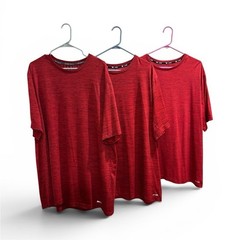 Tek Gear DryTek Moisture Wicking Active T-Shirt Red Men’s Big&Tall 3XB, 3 shirts