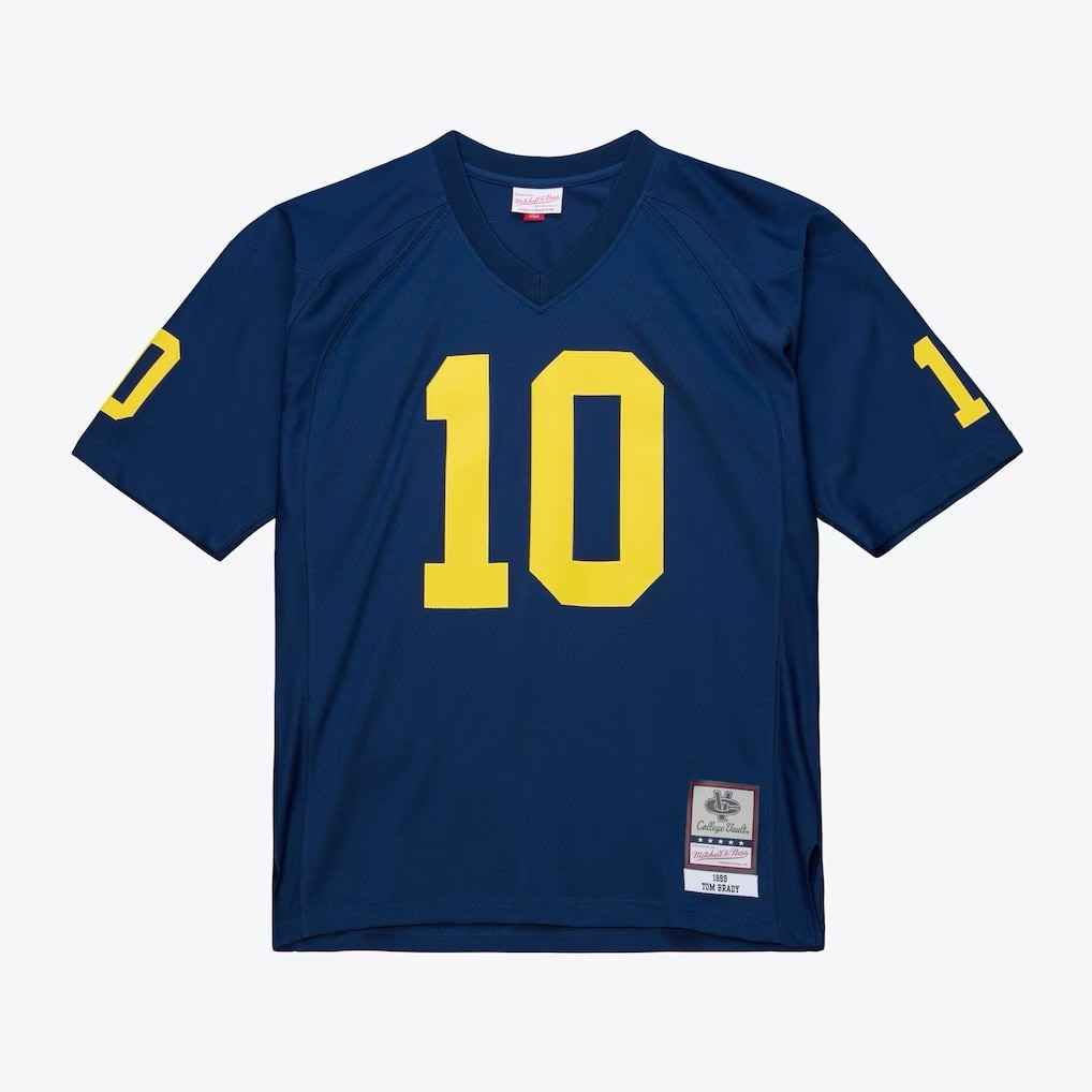Mitchell & Ness Michigan Wolverines 1999 Tom Brady College Jersey Men’s Size XL gallery