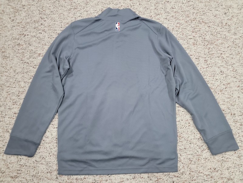 Nike NBA Milwaukee Bucks Player Issue Travel Jacket Grey 859089-065 Size Medium gallery
