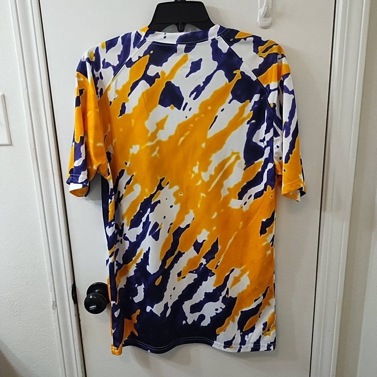 Badger Sports Tie Dri Performance Tee NCAA LSU Tigers Size M gallery