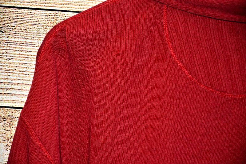 MENS KIRKLAND SIGNATURE M RED ZIP COLLAR HENLEY TEXTURED L/S BASIC SHIRT gallery