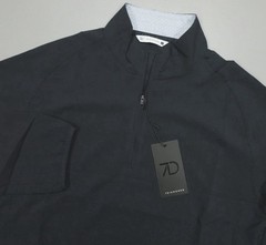 7 Diamonds Oxygenate 1/4 Zip Pullover Size XL Anti-Odor Quick Dry Stretch Blue