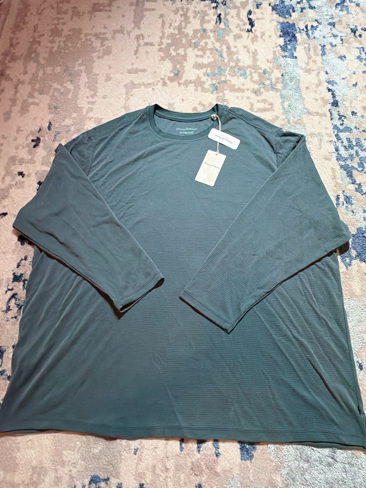 Tommy Bahama Men's Green IslandZone Pullover Crew Neck 3XLB Long Sleeve gallery