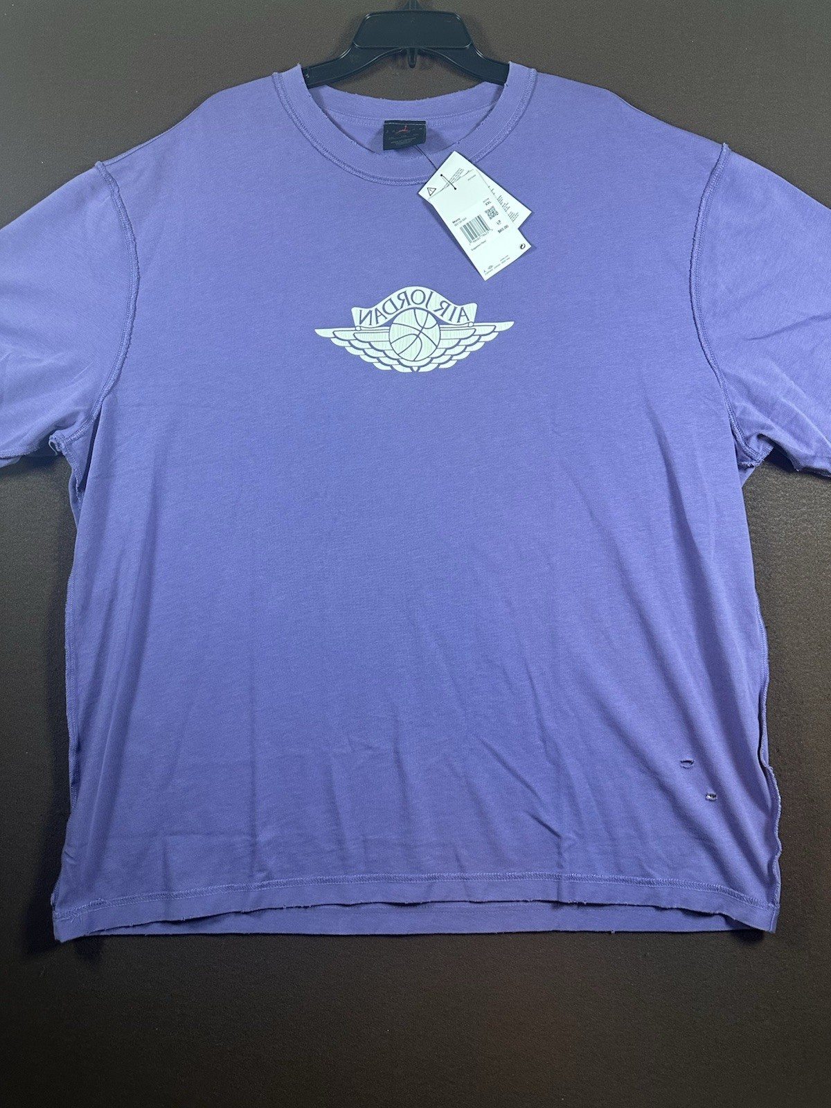Nike Air Jordan Rare Air T-Shirt Purple/White Mens Size 2XL XXL IB3130-010 gallery