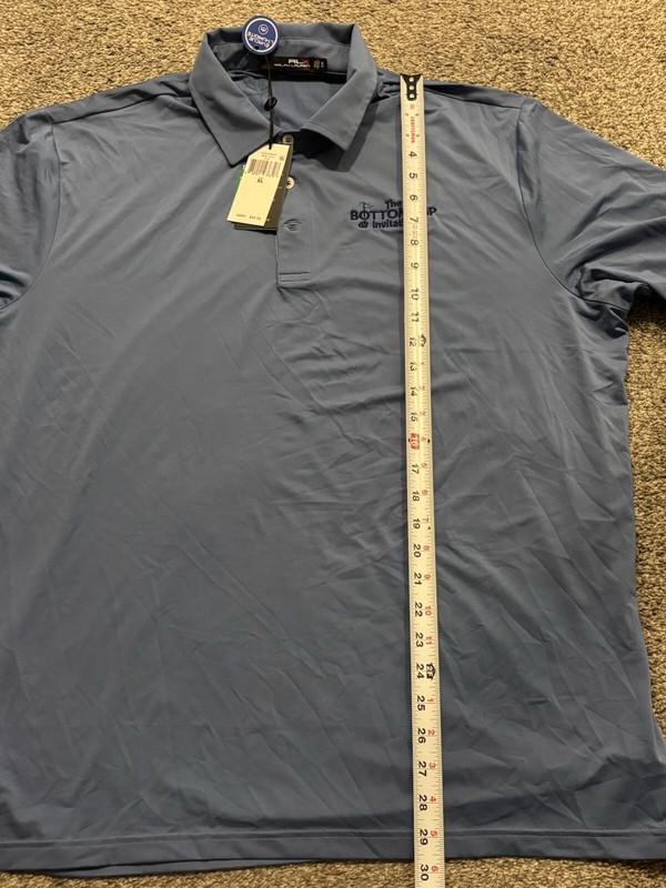 RLX Ralph Lauren Golf Polo Shirt Mens Size XL Bottoms Up Invitational *STAIN* gallery
