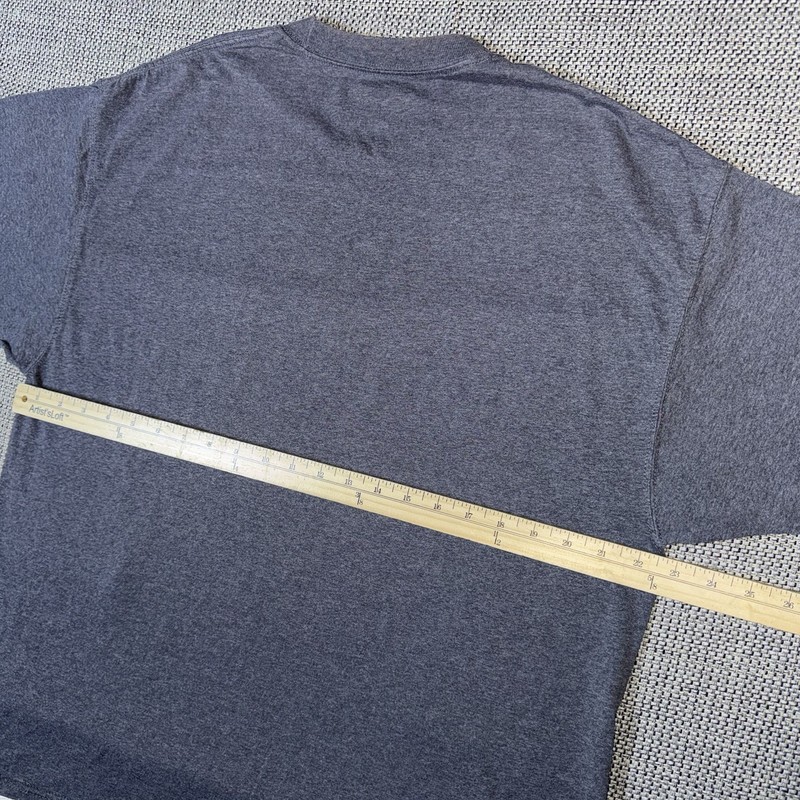 Champion Authentic Men's XL Classic Gray Blank T-Shirt Short Sleeve Crew gallery