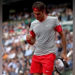 Nike Roger Federer French Open Roland Garros 2014 RF Men’s Tennis T-Shirt Size L