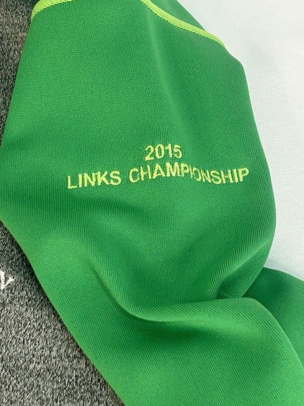 Bandon Dunes Links Pullover 1/4 Zip Men's XL Grey Green 2015 Links Championship gallery