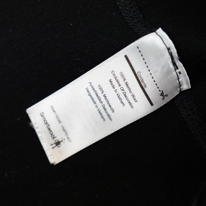 Smartwool Merino Pullover Mens Large Black 1/4 Zip Thermal Base Layer SW0NP603 gallery