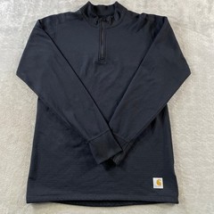 Carhartt Force Base Layer Pullover 1/4 Zip Mens Large Tall Black Heavyweight