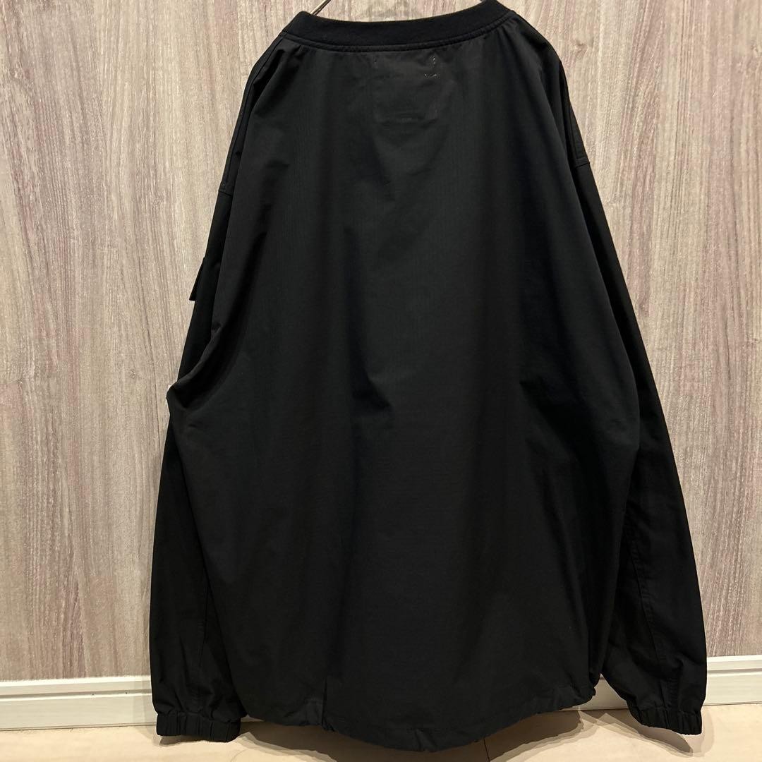 WTAPS 22SS SMOCK LS POLY RIPSTOP Pullover Jacket Black 221BRDT-SHM04 Size 3 L gallery