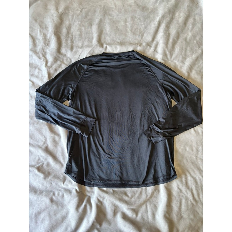Dogs Supply Mens XL Black Long Sleeve Performance Shirt Raglan Activewear Tee gallery