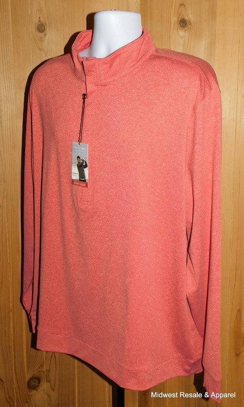 Matte Grey Hightower Half Zip Jacket Mens 2XL Scarlet Heather Golf Pullover gallery