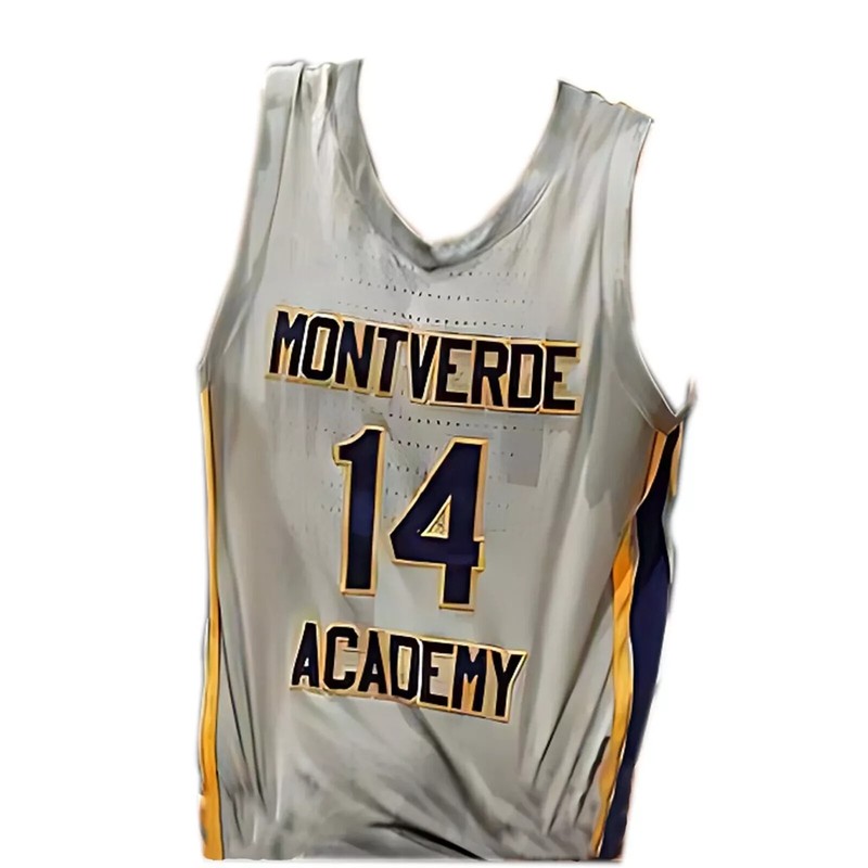 Retro Youth Men Newell #14 High School Basketball Jerseys 4 Colors Sewn Custom gallery