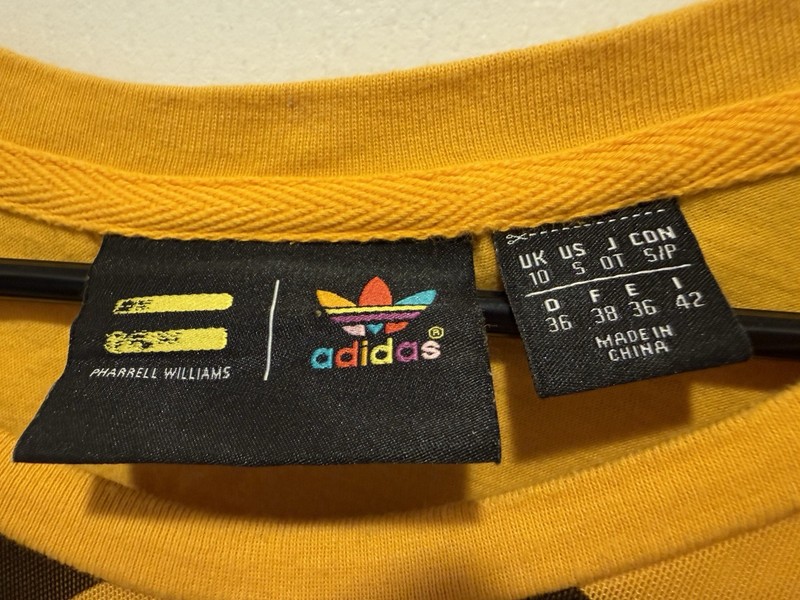 🔥Adidas x Pharrell Williams Yellow Polka Dot Tank Top Jersey Men’s Small 🔥 gallery