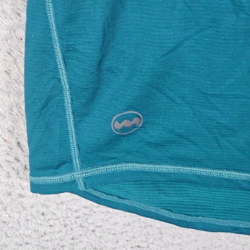 Janji T-Shirt Mens XL Teal Run Everywhere Performance Helio Tech Running Top gallery