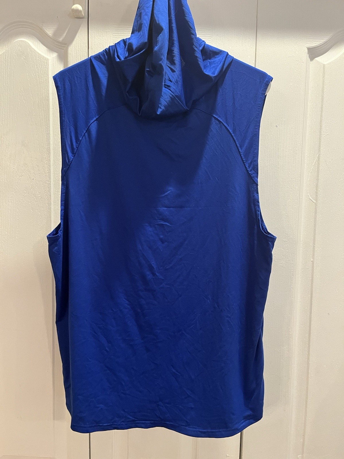 IMG Blue Top Sleeveless L Large Under Armour Loose Fit Mens Pull over Hood gallery