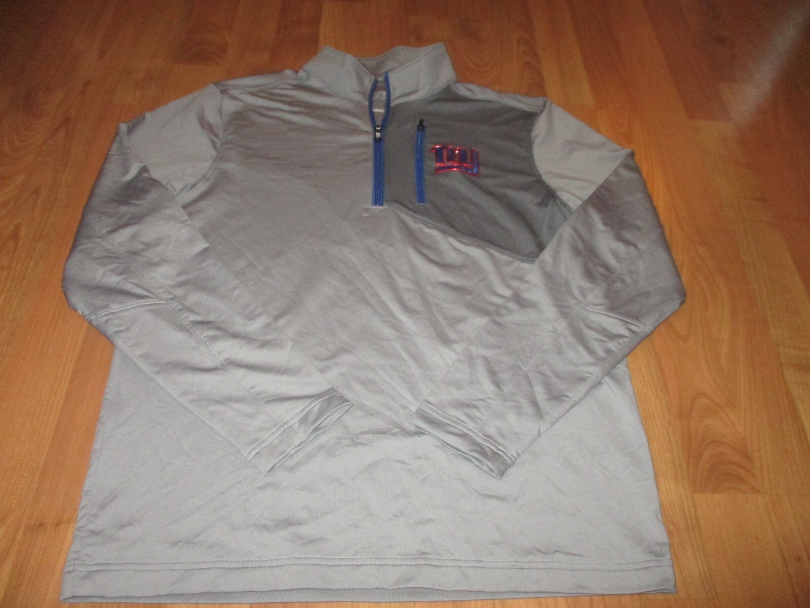 MINT MENS CUTTER & BUCK CB DRYTEC NEW YORK GIANTS 1/4 ZIP PULLOVER SIZE M MEDIUM gallery