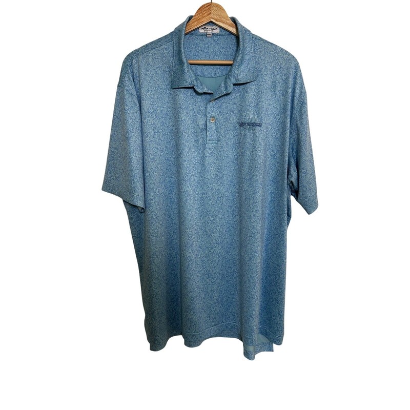 Peter Millar Summer Comfort Short Sleeve Morningside Golf Blue SZXL Performance gallery
