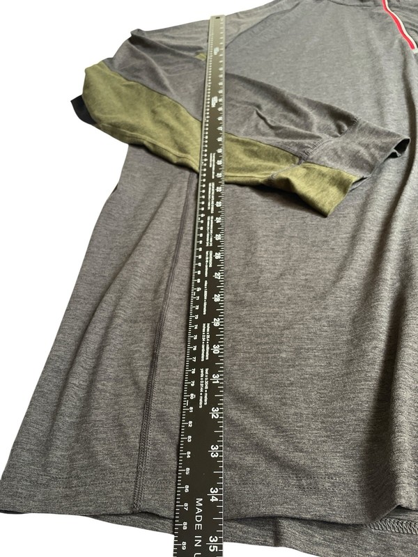Polo Sport Ralph Lauren Performance Pullover 1/4 Zip 3XL ThermoVent Mens Gray gallery