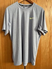 Nike Swim Dri-FIT Men’s Light Blue Crew Neck Short Sleeve Shirt M