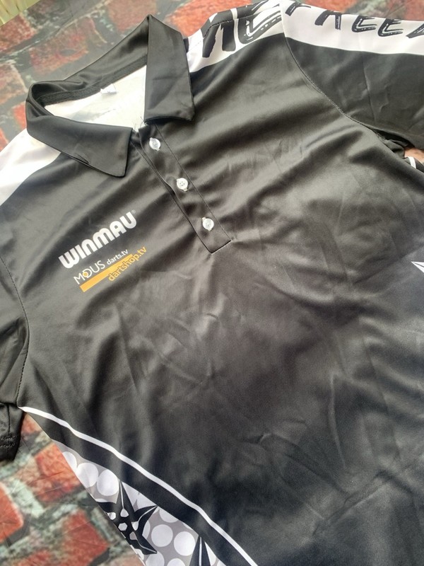 Danny Noppert Men’s PDC Darts Polo Shirt New Size XXL/Pit To Pit 23.5 Inches gallery