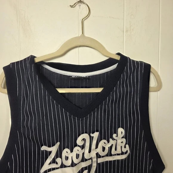 Vintage Y2k Zoo York Unbreakable Blue White Skater Tank Jersey Size Medium gallery
