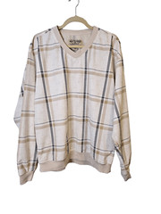 Boca Classic Club Golf white/tan shirt. Size L.
