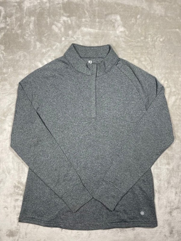 FootJoy Thermoseries 1/4 Zip Pullover Men Medium Gray Golf Long Sleeve gallery