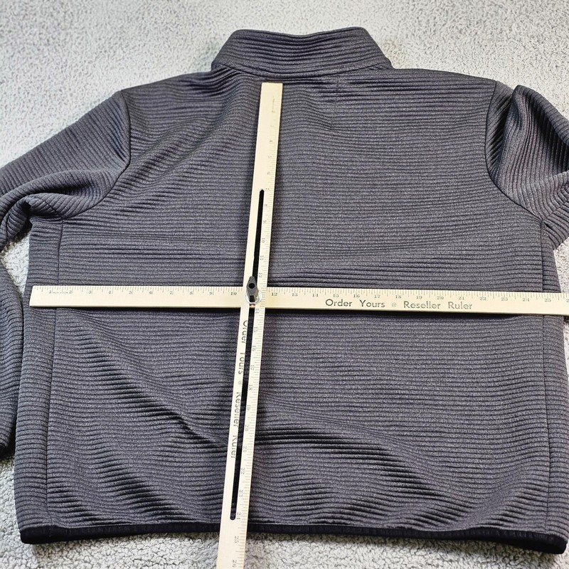 Duluth Trading Co Pullover Mens 2XL Gray Fleece 1/4 Zip AKHG Chest Pocket Top gallery