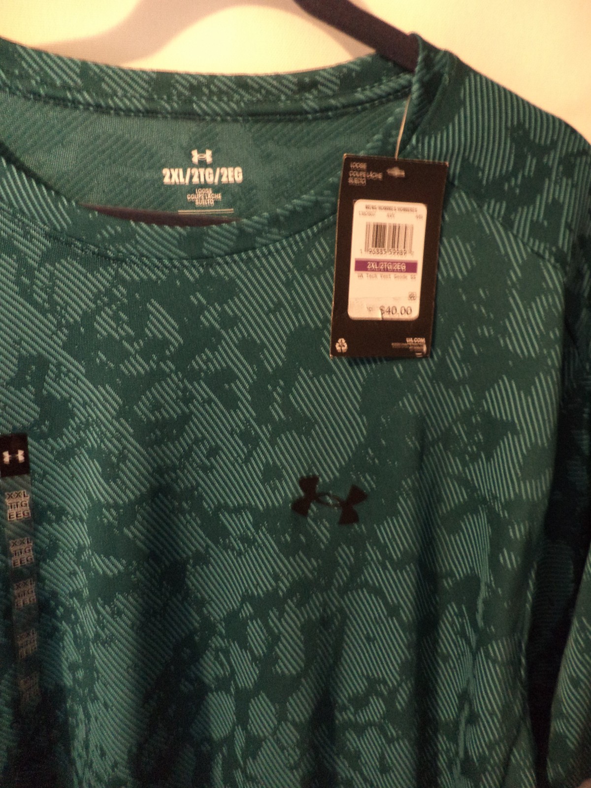 Under Armour Tech Vent Tee Men’s Geode Green T-Shirt New size 2XL gallery