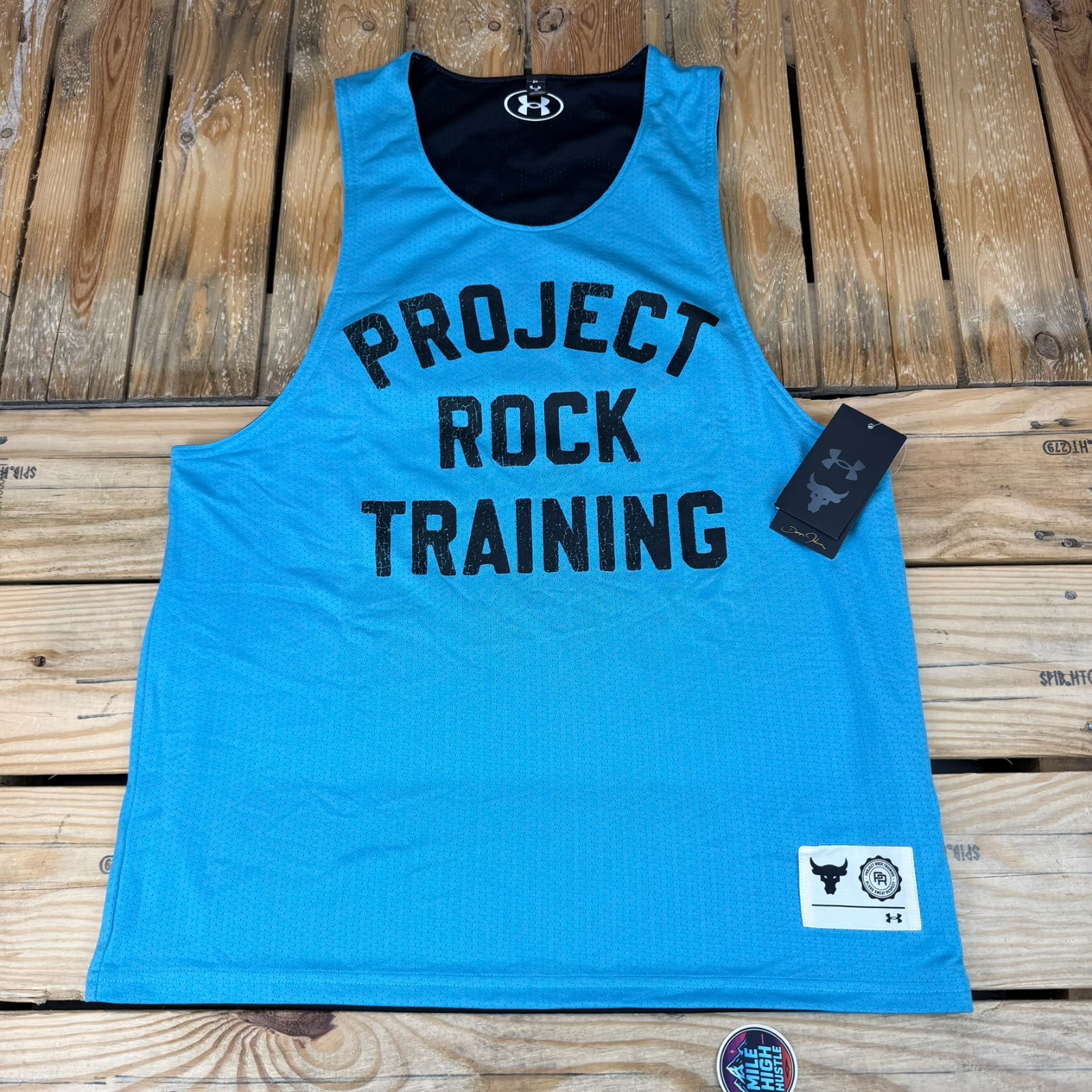 Under Armour Project Rock Reversible Mesh Tank Mens Multi Size New With Tags gallery