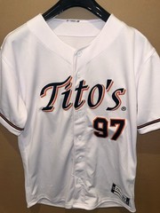GARB ATHLETICS TITO’S VODKA Sz Medium JERSEY #97 BASEBALL MINT