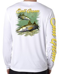 Salt Grown Microfiber Snook Uv 50+ life flats fishing long sleeve shirt