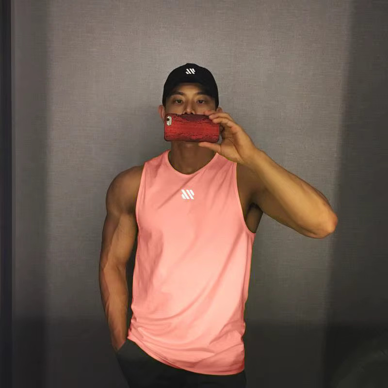 GITF Men's Stringer Tank Top Gym Workout Sleeveless Fitness Running Shirt Vest gallery