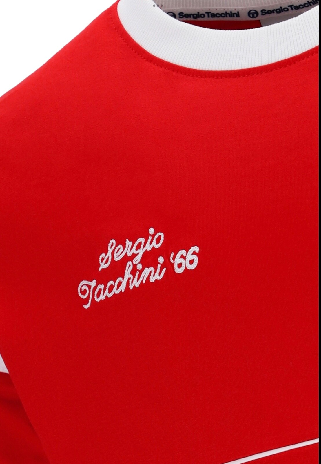 Arsenal Colours - Sergio Tacchini Orion Davis Red Tennis T-Shirt - Ltd Edition gallery