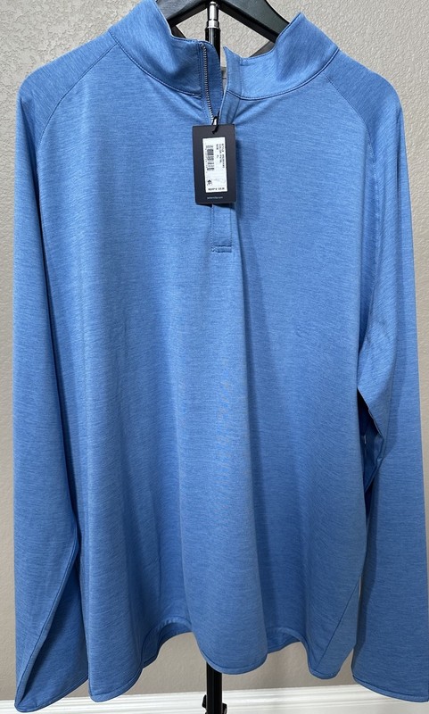 PETER MILLAR Crown Crafted STEALTH PERFORMANCE Pullover 1/4 ZIP¥ NWT•Sz.X-Large gallery