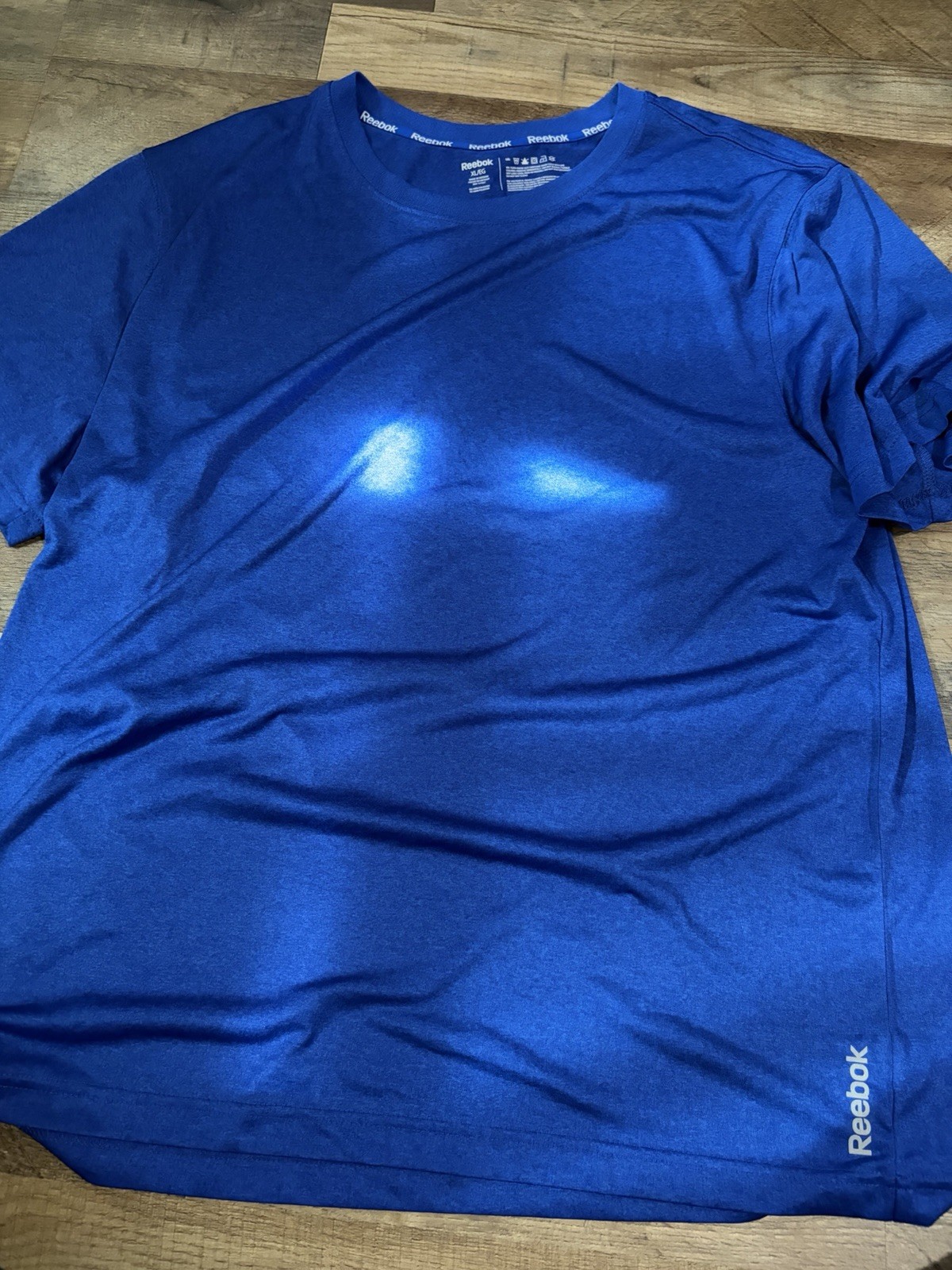 Reebok Performance Men's XL Blue Moisture Wicking Shirt gallery
