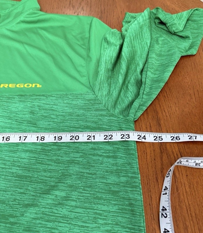Oregon Ducks Colosseum Men’s Pullover Quarter Zip XL Green NCAA Football gallery