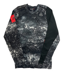 Reebok CrossFit Compression Shirt Men’s M Long Sleeve Rash Guard Black NEW