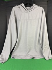 Habit Men’s UPF 50+ UV Protection Hooded Performance Layer Size S Dolphin
