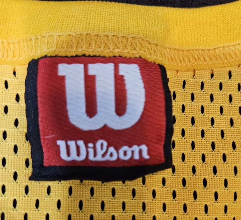 Vintage Wilson Yellow Mesh Practice Jersey Men's Size XXL Made in USA gallery