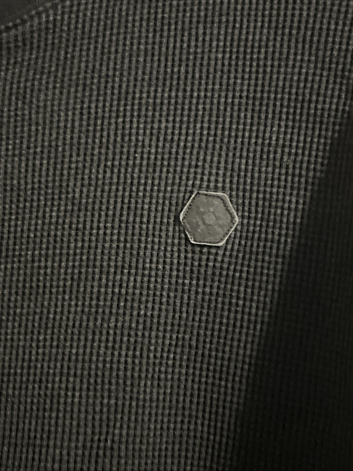 South Pole Authentic Collection L Black Thermal Waffle Knit Long Sleeve Shirt gallery