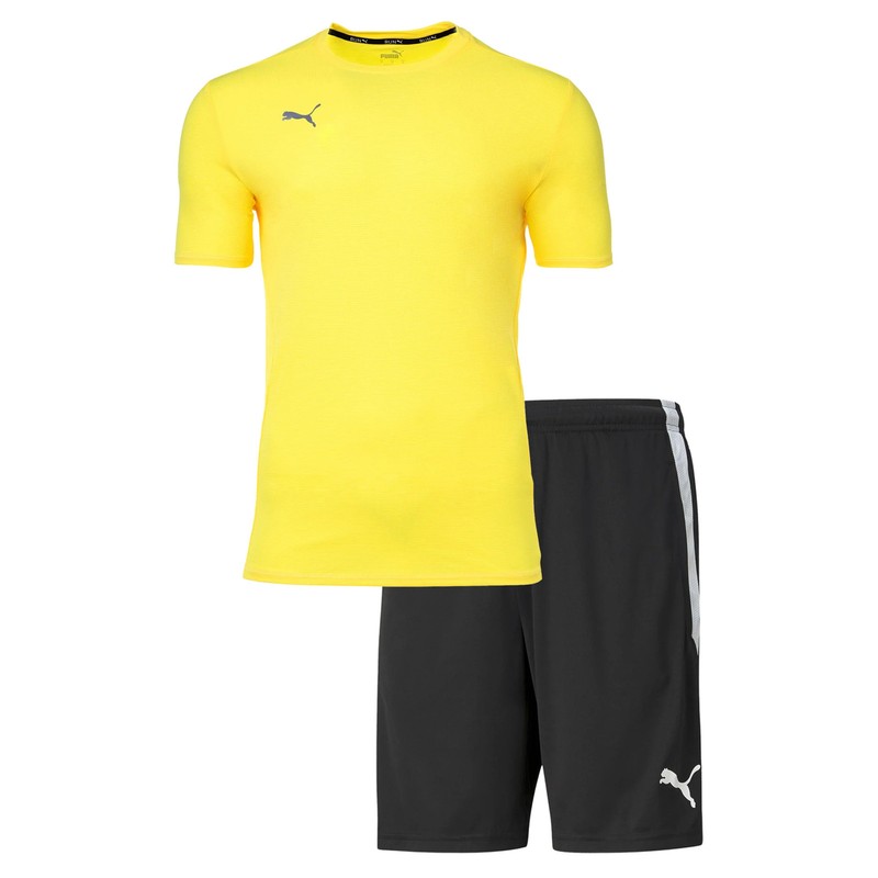 Puma Men's Finisher Set - Training Shorts Short, Functional Shirt Crew Neck Plain... gallery