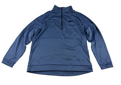 Nike Dri-FIT Fleece 1/4 Zip Pullover Men’s 2XL Blue Long Sleeve Athletic Swoosh