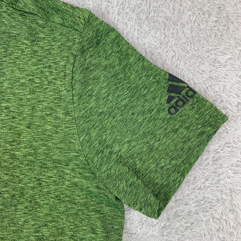 Adidas Messi Green Marl Short Sleeve Workout T Shirt Size Men's Medium gallery