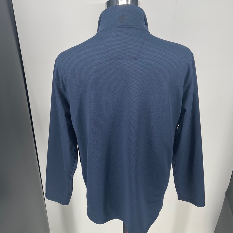 Timberland Activewear 1/4 Zip Pullover Jacket MENS Blue Long Sleeve SIZE LARGE gallery