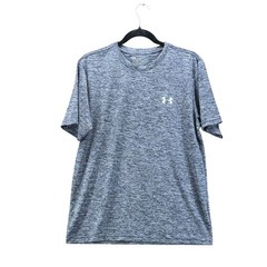 Under Armour Performance Shirt Large Heathered Loose Fit HeatGear Athletic Gym