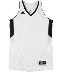 Adidas Mens Two-Tone Jersey, whtblck, 2XL